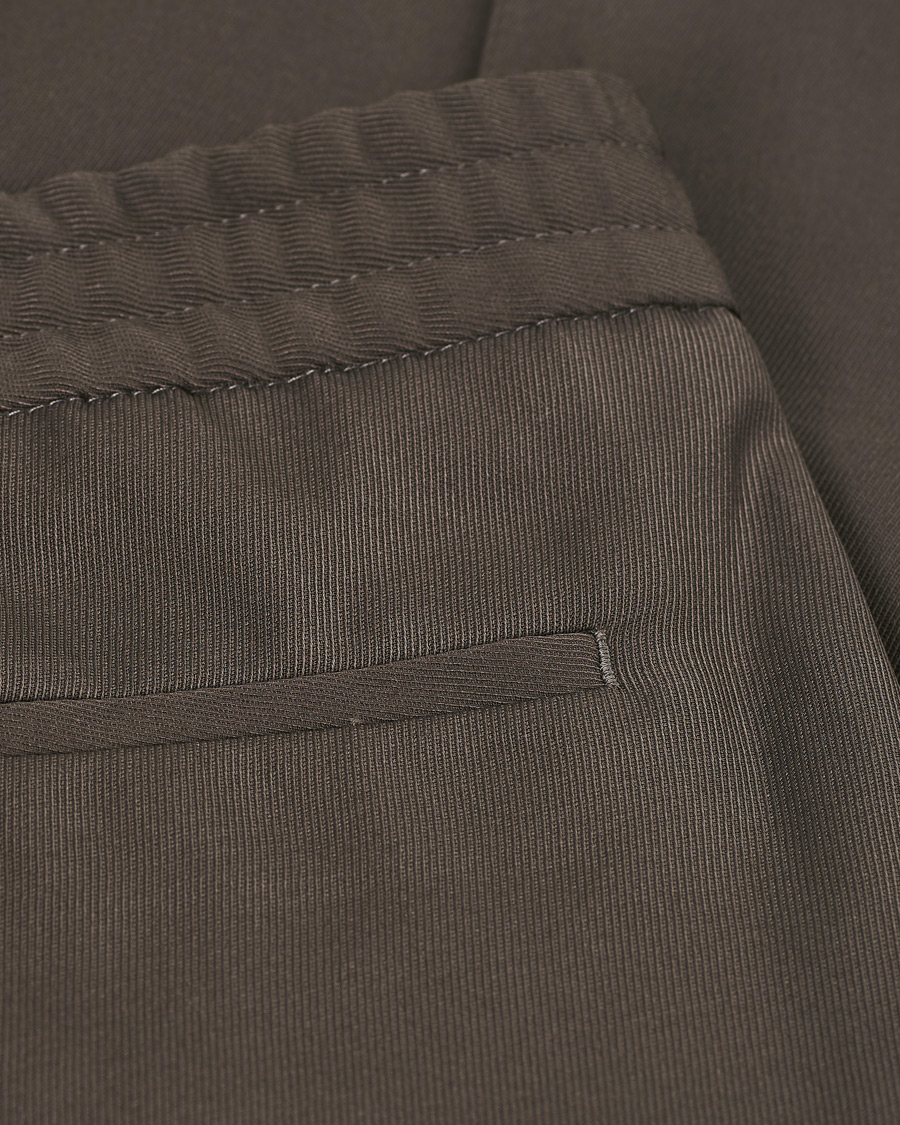 Herre | Bukser | Filippa K | Terry Gabardine Cropt Turn Up Trousers Taupe