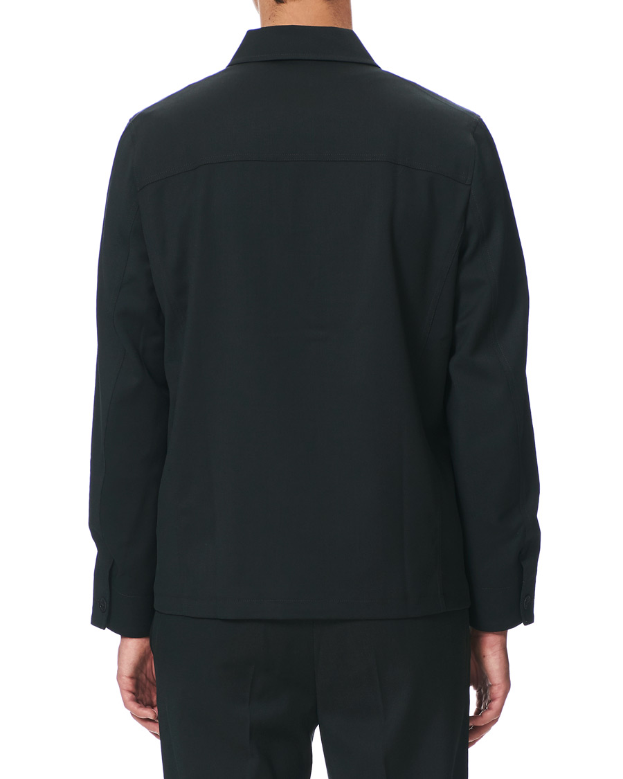 Herre | Skjorter | Filippa K | Louis Gabardine Jacket Dark Spruce