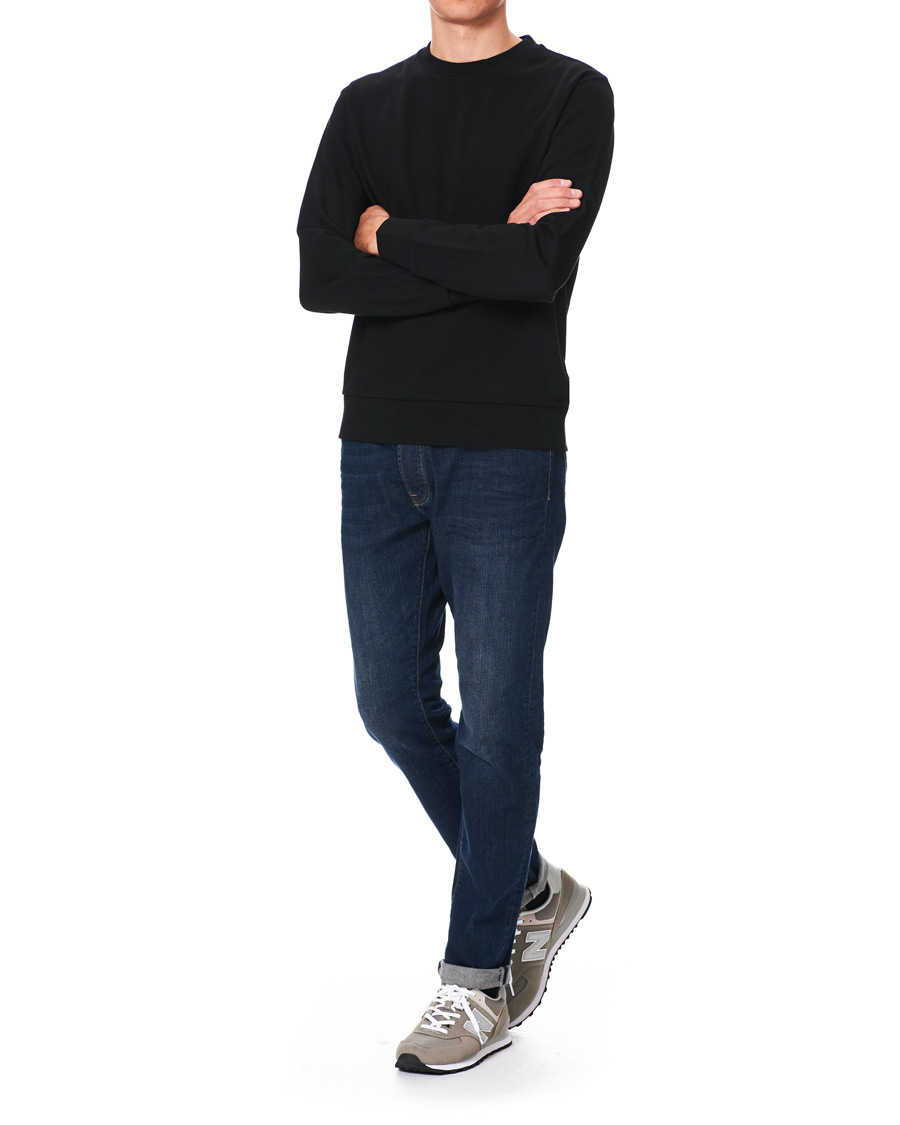 Herre | Gensere | Filippa K | Gustaf Cotton Sweatshirt Black