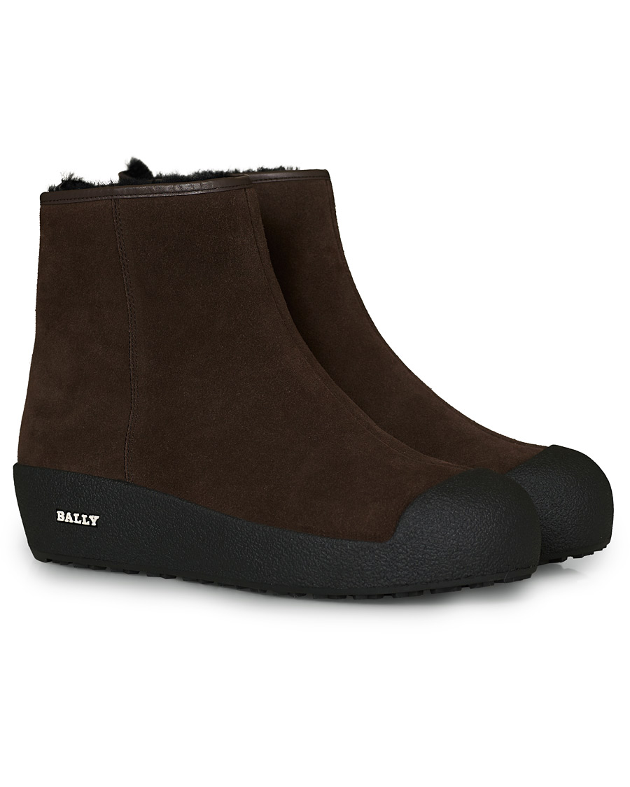 Herre | Bally Guard II M Curling Boot Coffee | Bally | Guard II M Curling Boot Coffee