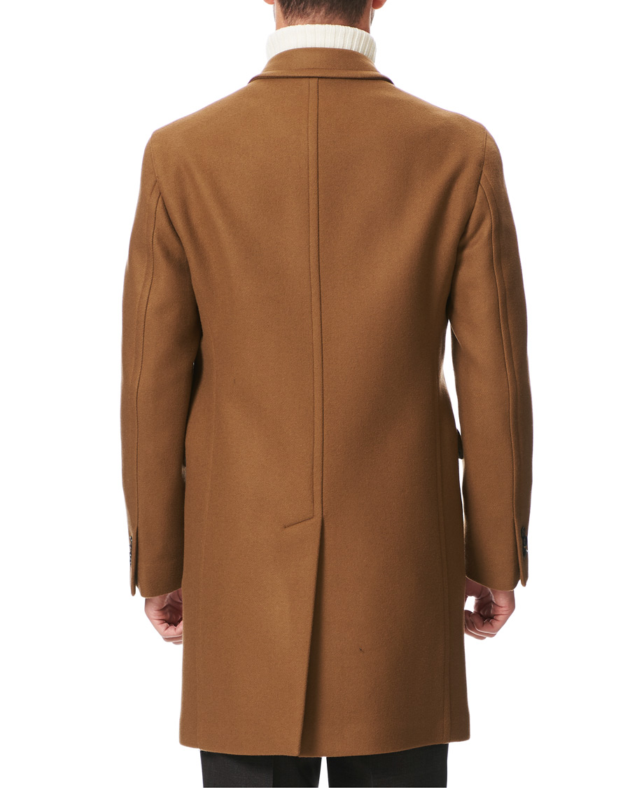 Herre | Jakker | Boglioli | Double Breasted Wool Coat Brown