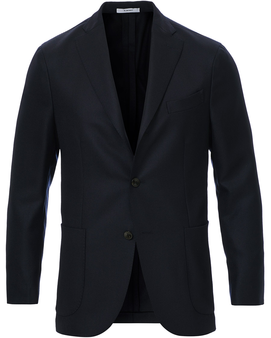 Herre | Dressjakker | Boglioli | K Jacket Wool Hopsack Blazer Navy