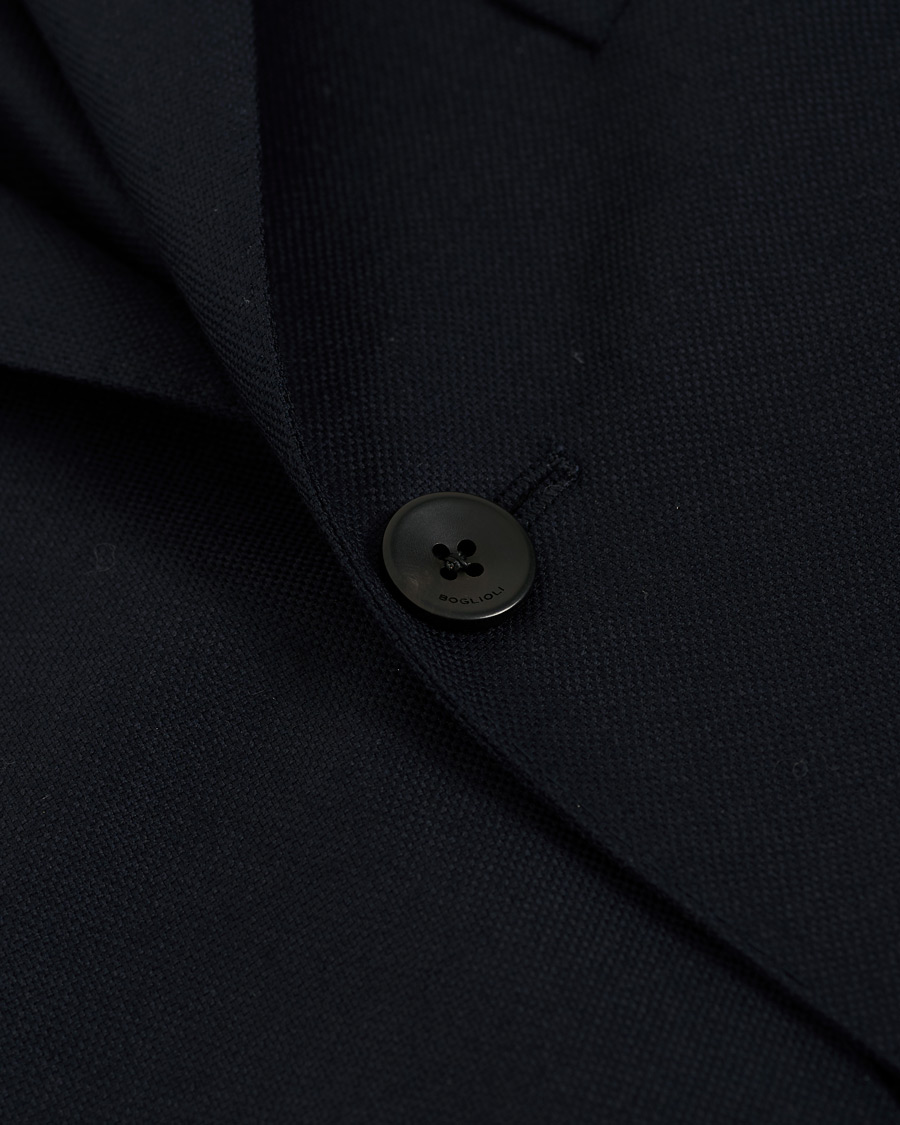 Herre | Dressjakker | Boglioli | K Jacket Wool Hopsack Blazer Navy