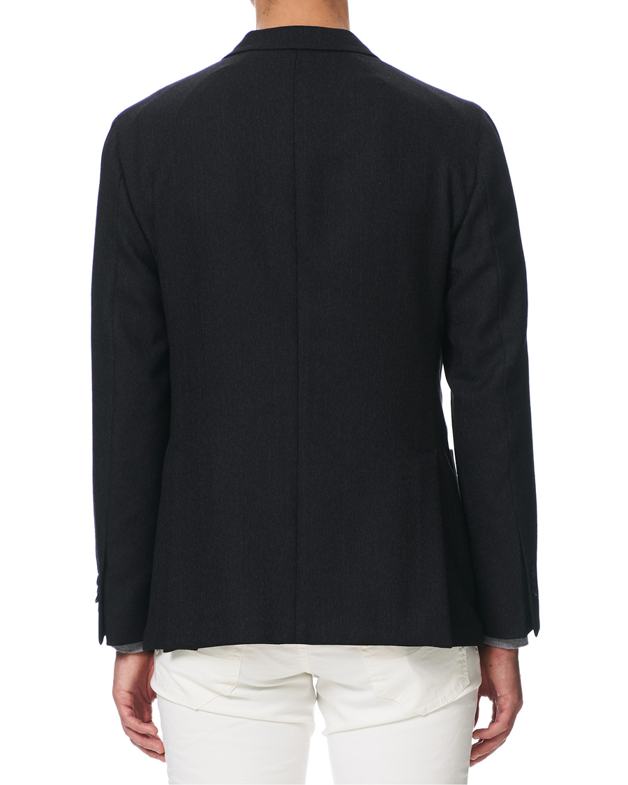 Herre | Dressjakker | Boglioli | K Jacket Hopsack Blazer Charcoal