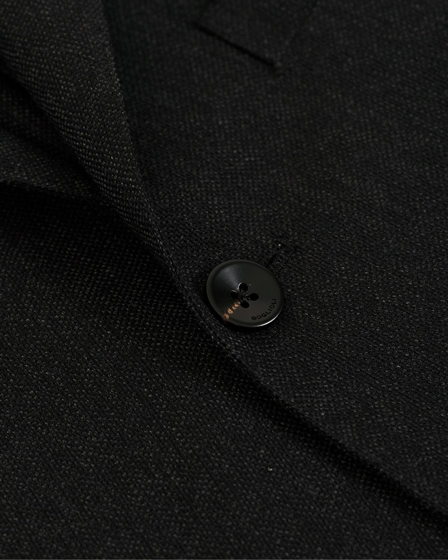 Herre | Dressjakker | Boglioli | K Jacket Hopsack Blazer Charcoal