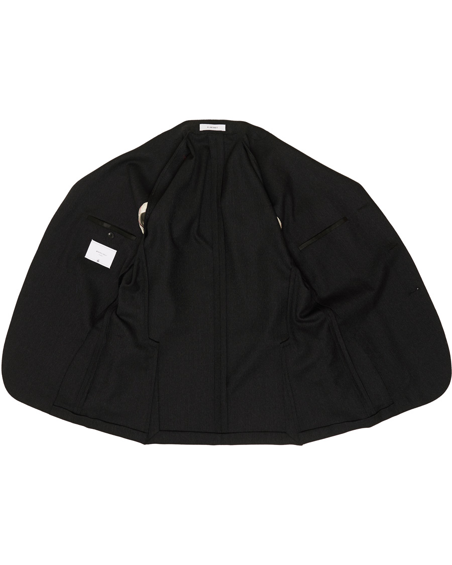 Herre | Dressjakker | Boglioli | K Jacket Hopsack Blazer Charcoal