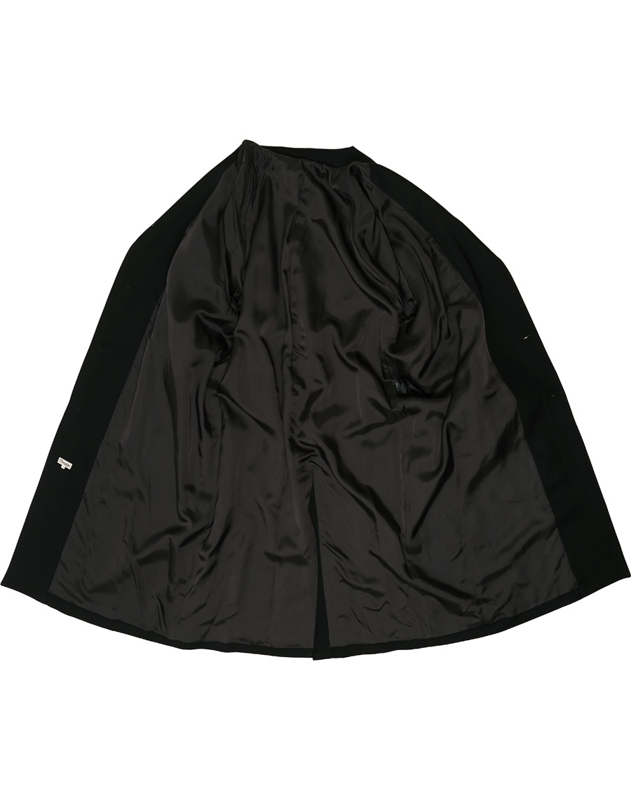 Herre | Jakker | Camoshita | Belted Wool Coat Classic Black