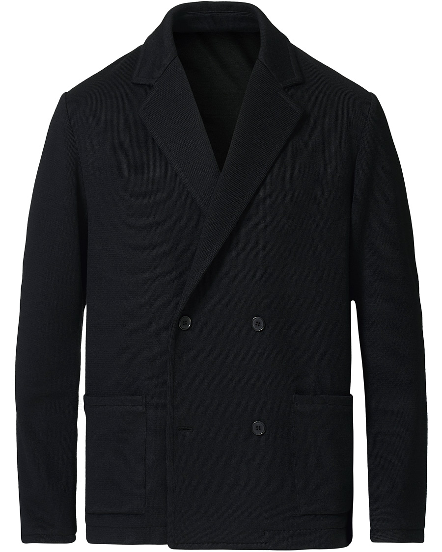 Herre | Dressjakker | Camoshita | Knitted Cardigan Blazer Navy
