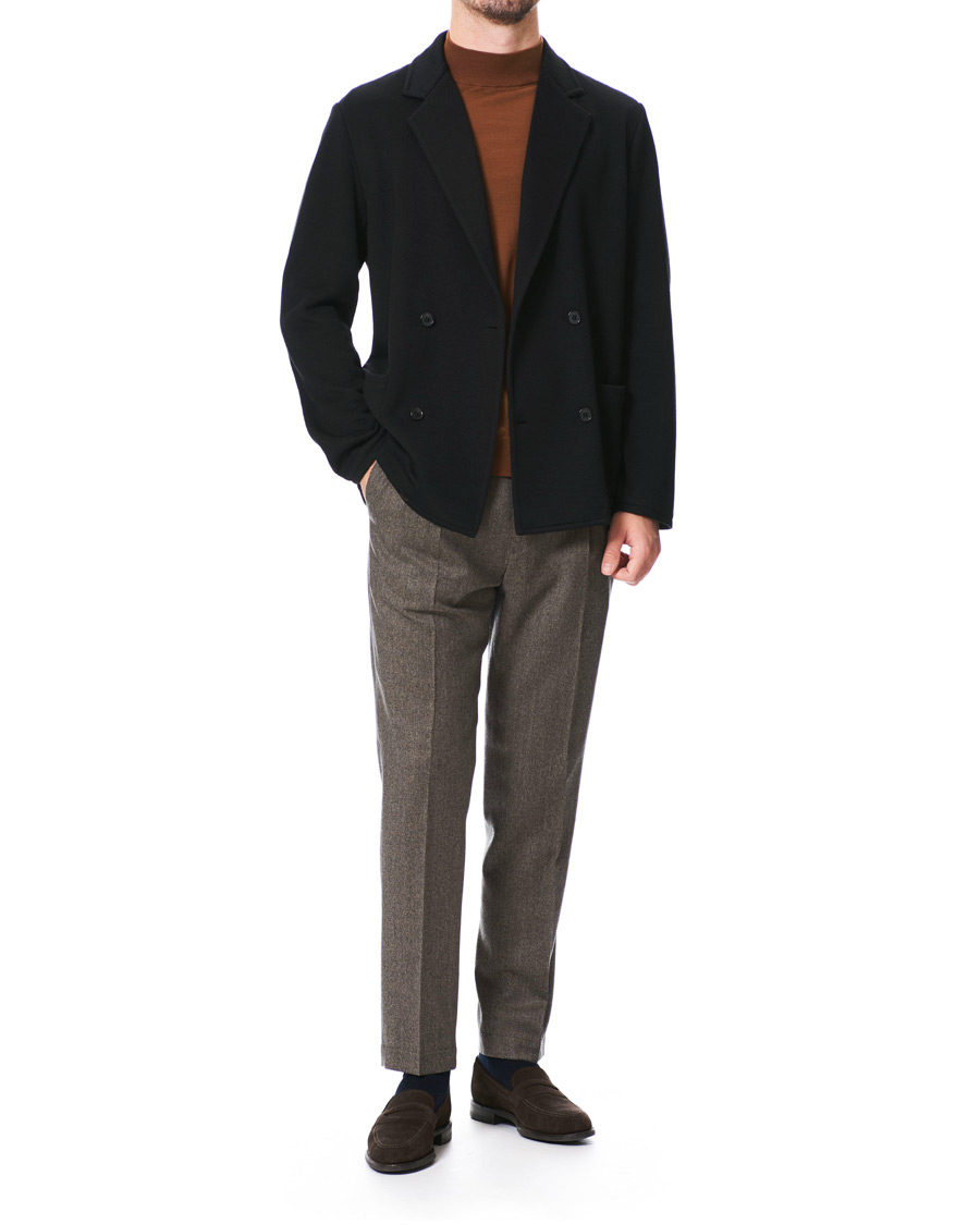 Herre | Dressjakker | Camoshita | Knitted Cardigan Blazer Navy