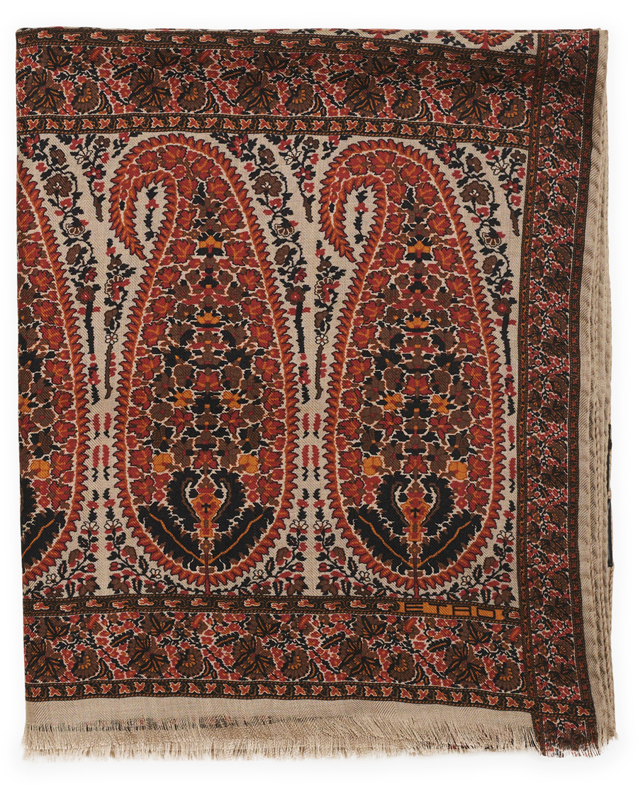 Herre | Etro Cashmere Blend Paisley Scarf Beige | Etro | Cashmere Blend Paisley Scarf Beige