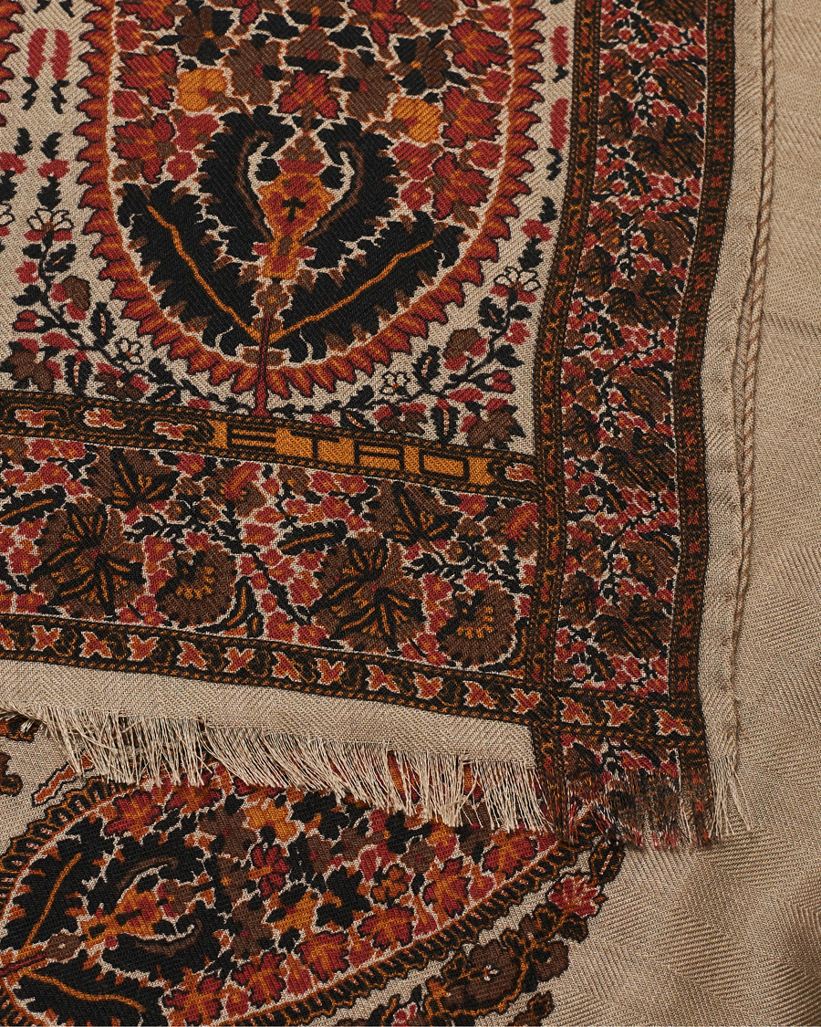 Herre | Etro Cashmere Blend Paisley Scarf Beige | Etro | Cashmere Blend Paisley Scarf Beige