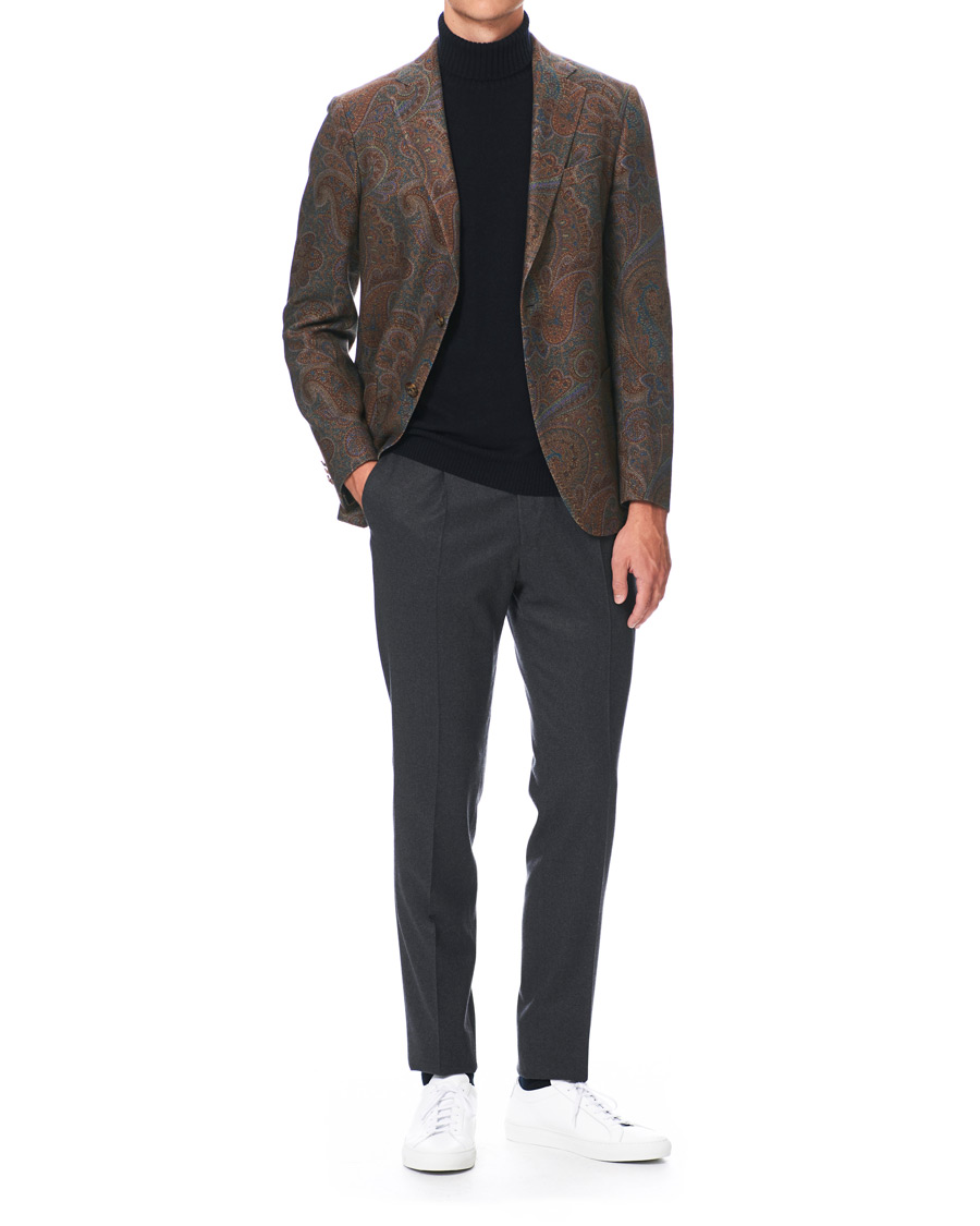 Herre | Dressjakker | Etro | Cashmere Paisley Blazer Brown