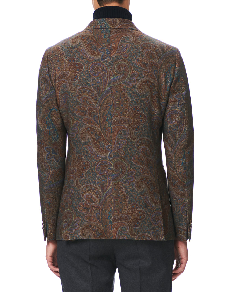 Herre | Dressjakker | Etro | Cashmere Paisley Blazer Brown