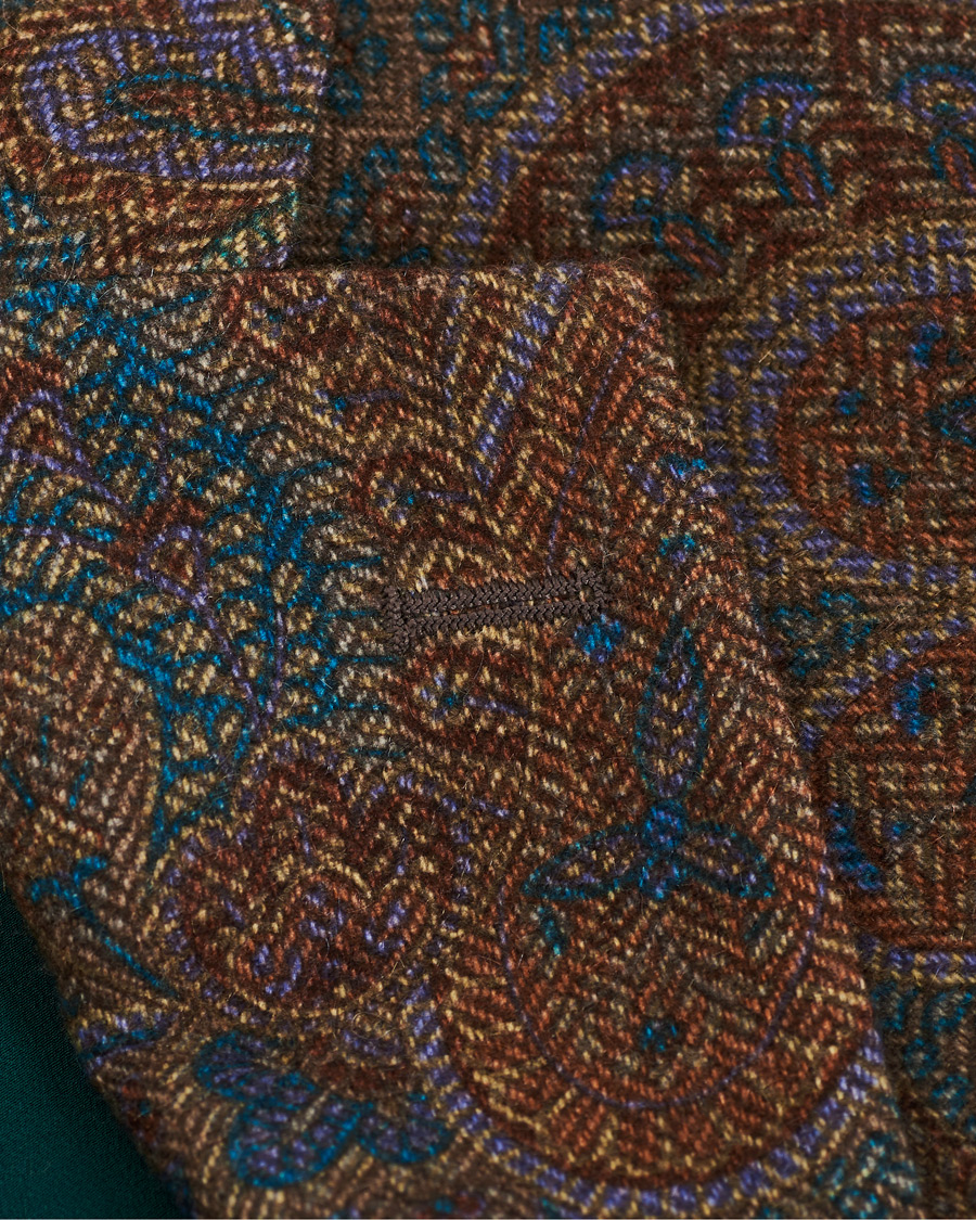 Herre | Dressjakker | Etro | Cashmere Paisley Blazer Brown