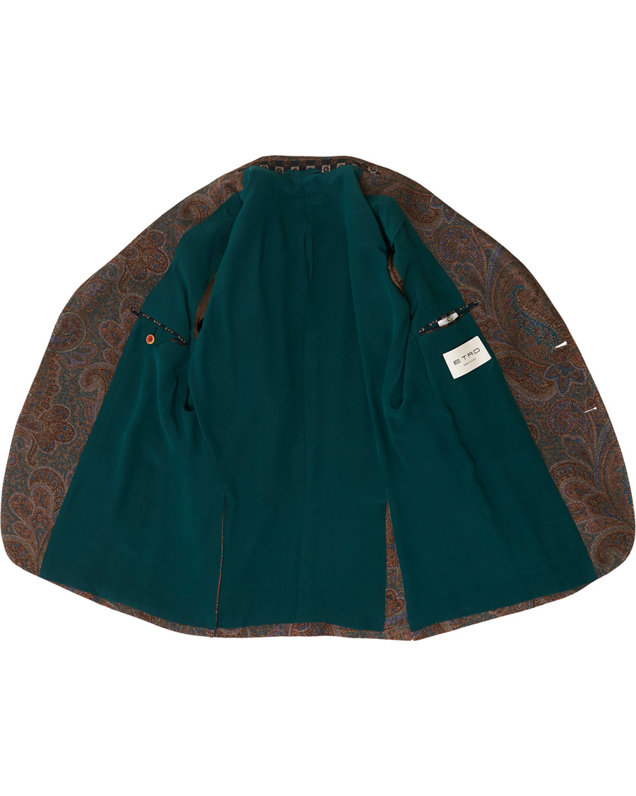 Herre | Dressjakker | Etro | Cashmere Paisley Blazer Brown