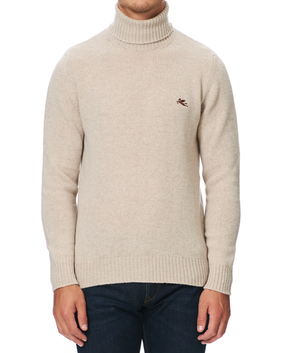 Herre | Gensere | Etro | Virgin Wool Turtleneck Sweater Off White