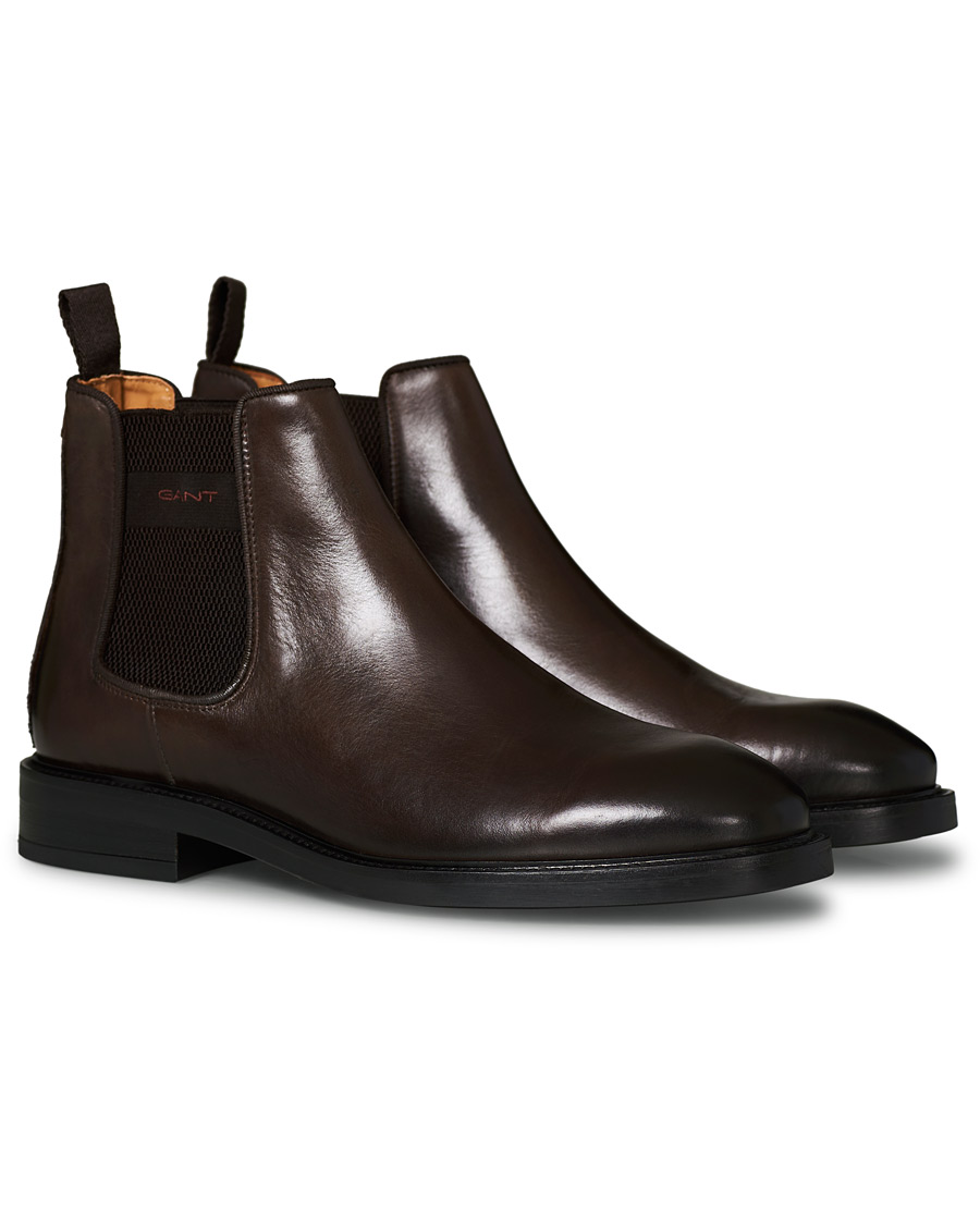 Herre | GANT Flairville Chelsea Boot Dark Brown Calf 40 | GANT | Flairville Chelsea Boot Dark Brown Calf 40