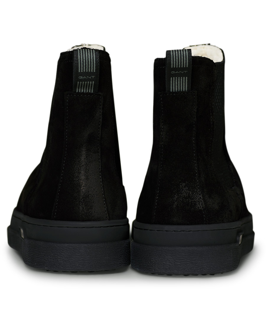 Herre | GANT Cloyd Shearling Chelsea Boot Black Suede | GANT | Cloyd Shearling Chelsea Boot Black Suede