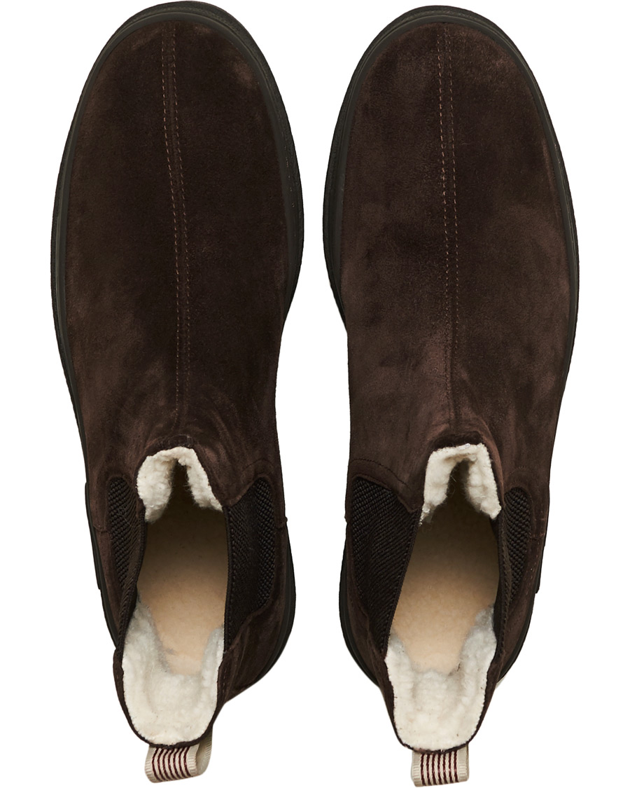 Herre | GANT Cloyd Shearling Chelsea Boot Dark Brown Suede | GANT | Cloyd Shearling Chelsea Boot Dark Brown Suede
