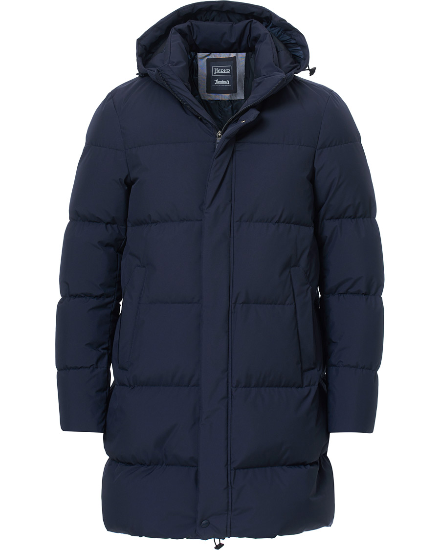 Herre | Jakker | Herno | Laminar Long Down Coat Navy