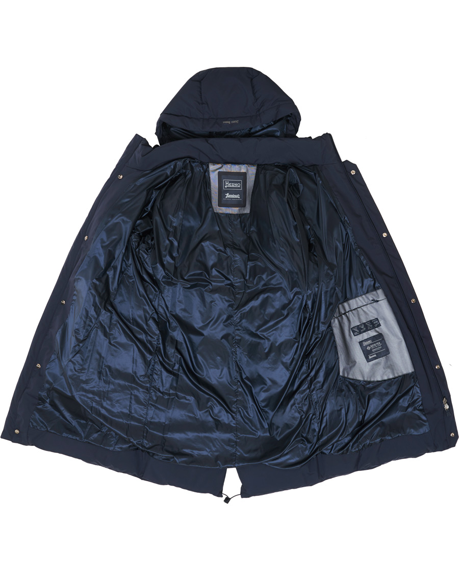 Herre | Jakker | Herno | Laminar Long Down Coat Navy