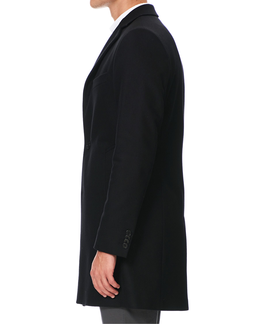 Herre | Jakker | J.Lindeberg | Wolger Compact Melton Coat Black