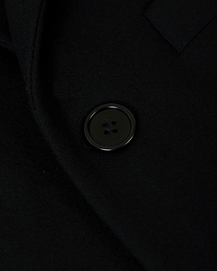 Herre | Jakker | J.Lindeberg | Wolger Compact Melton Coat Black
