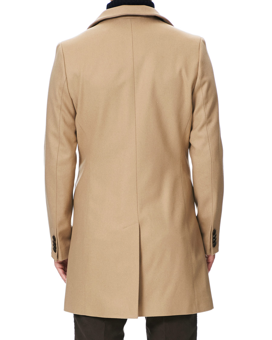 Herre | Jakker | J.Lindeberg | Holger Compact Melton Coat Sand