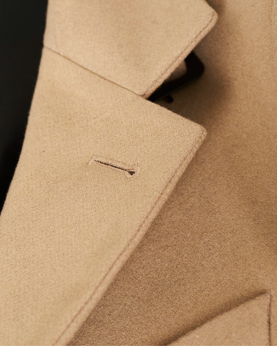 Herre | Jakker | J.Lindeberg | Holger Compact Melton Coat Sand