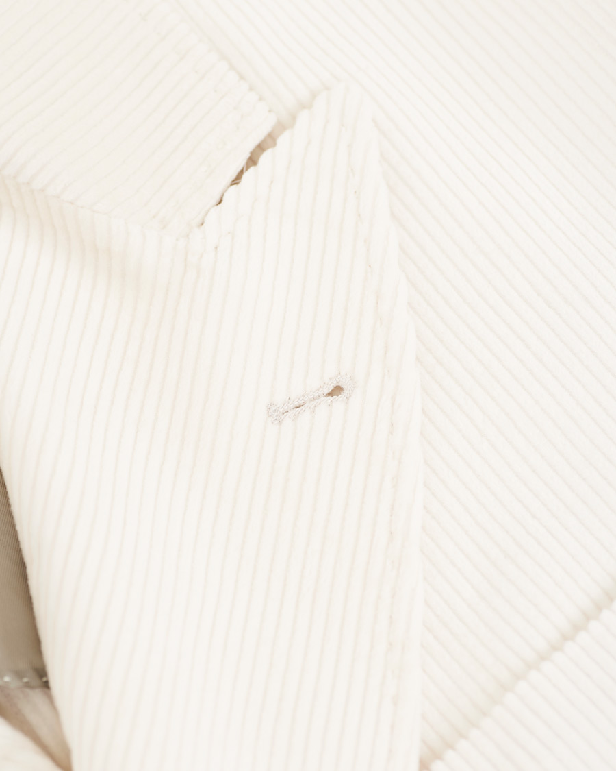 Herre | Dressjakker | Brunello Cucinelli | Sea Island Cotton Corduroy Blazer Winter White
