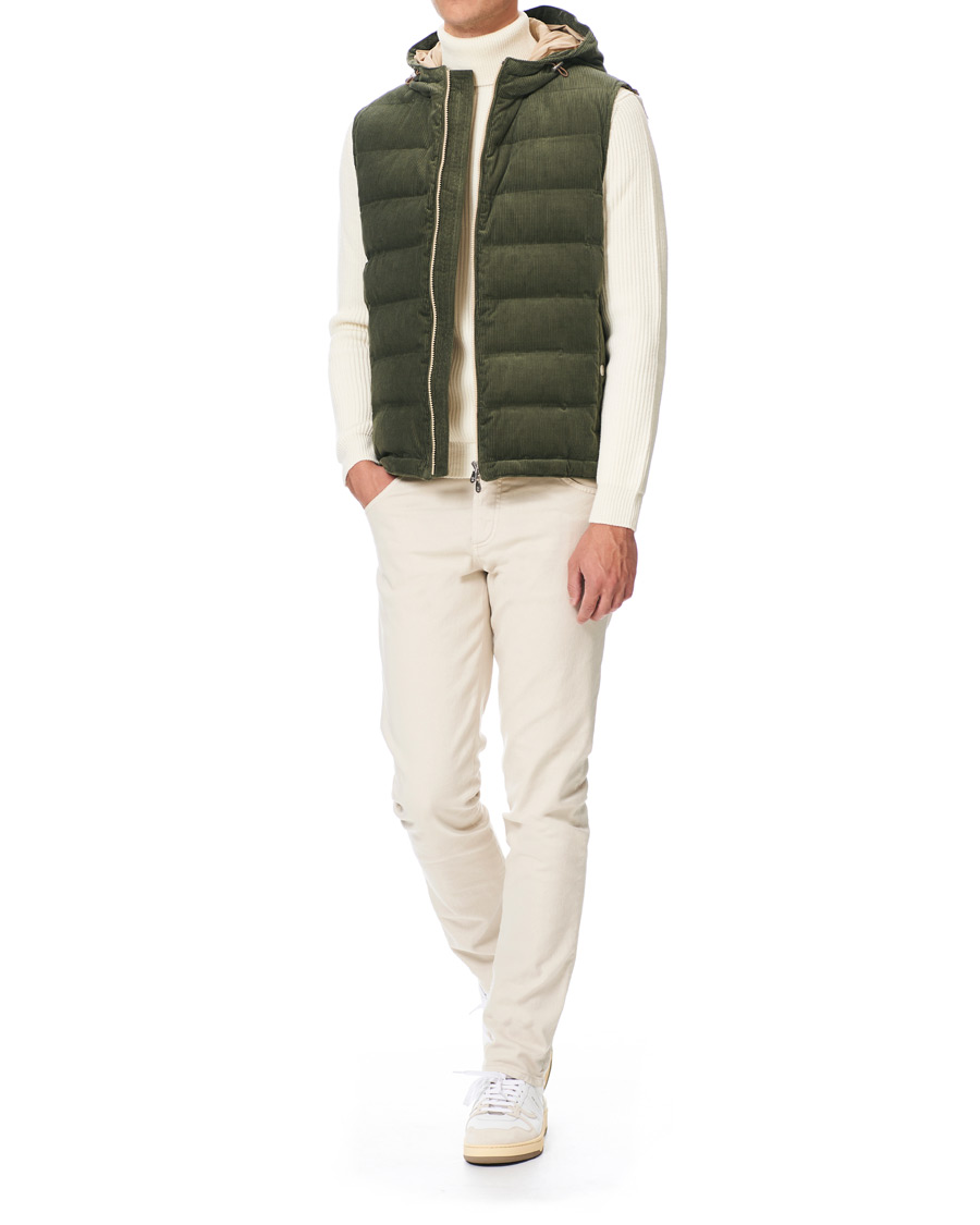 Herre | Bukser | Brunello Cucinelli | Slim Fit 5-Pocket Twill Pants Light Beige