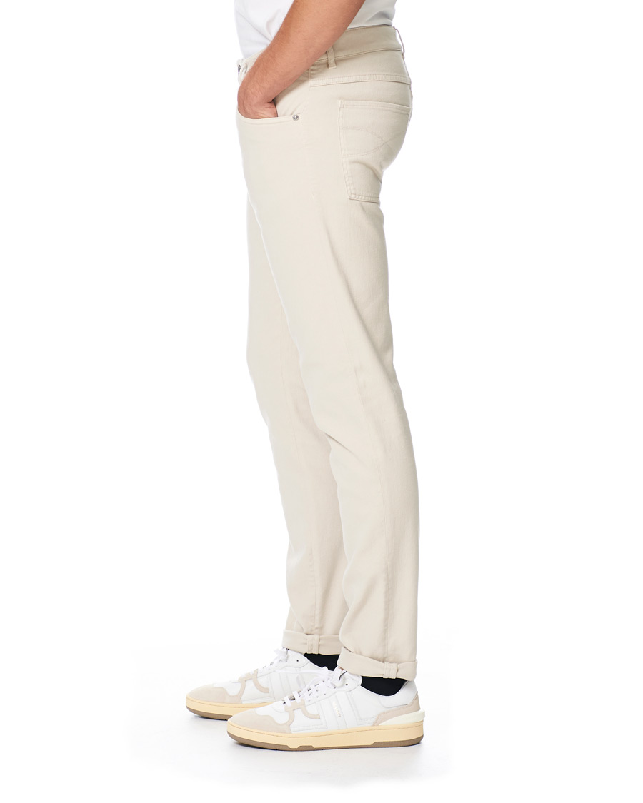 Herre | Bukser | Brunello Cucinelli | Slim Fit 5-Pocket Twill Pants Light Beige