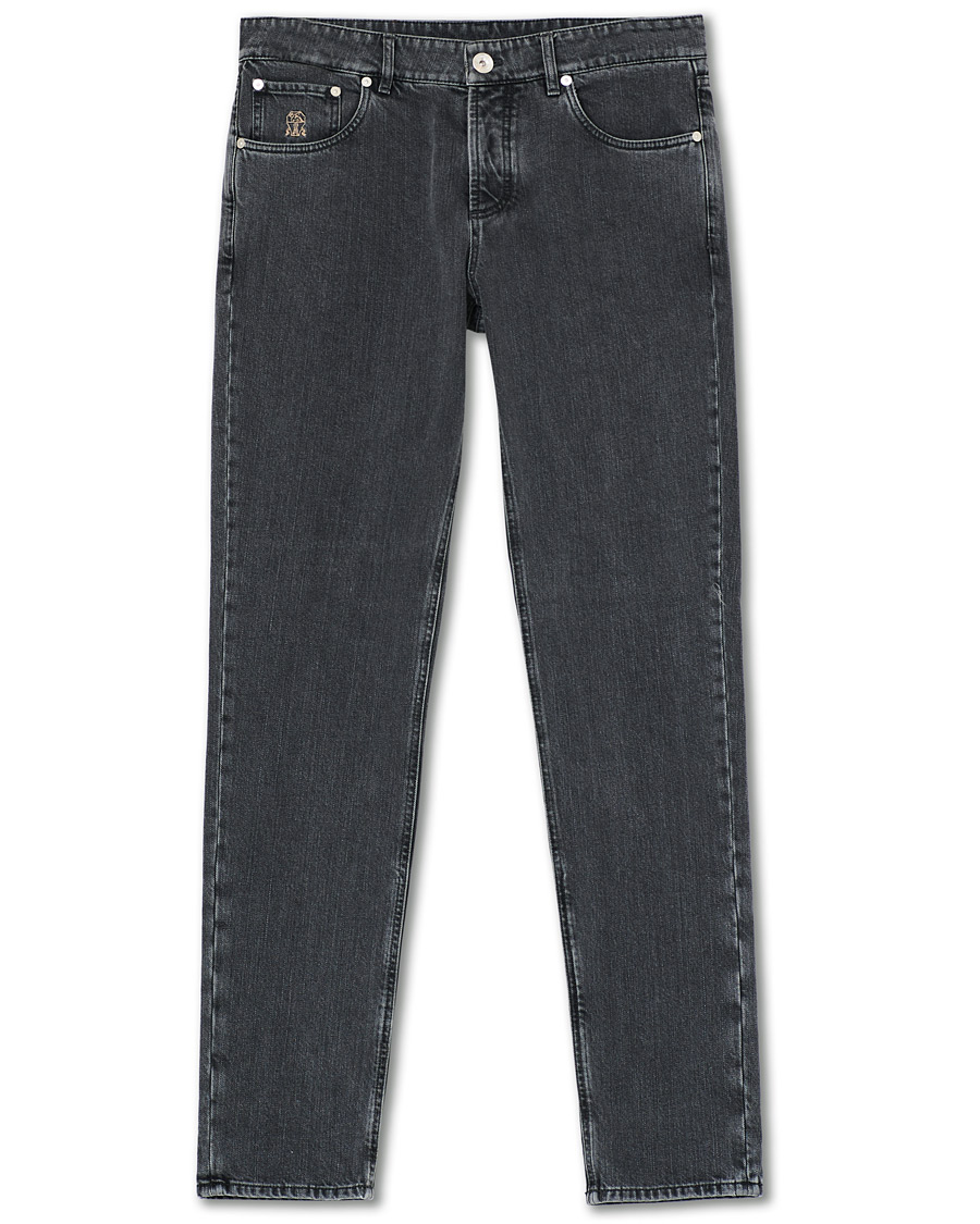 Herre | Jeans | Brunello Cucinelli | Traditional Fit 5-Pocket Jeans Medium Grey