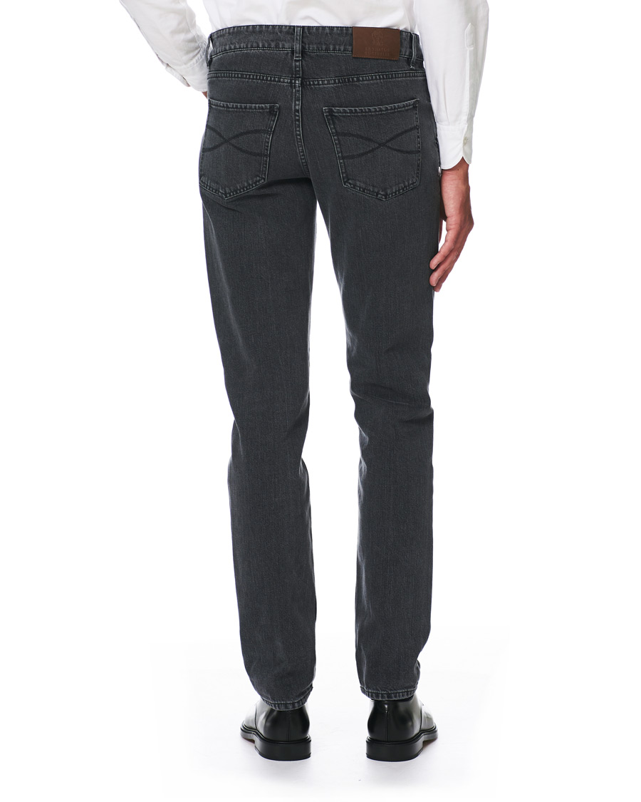 Herre | Jeans | Brunello Cucinelli | Traditional Fit 5-Pocket Jeans Medium Grey