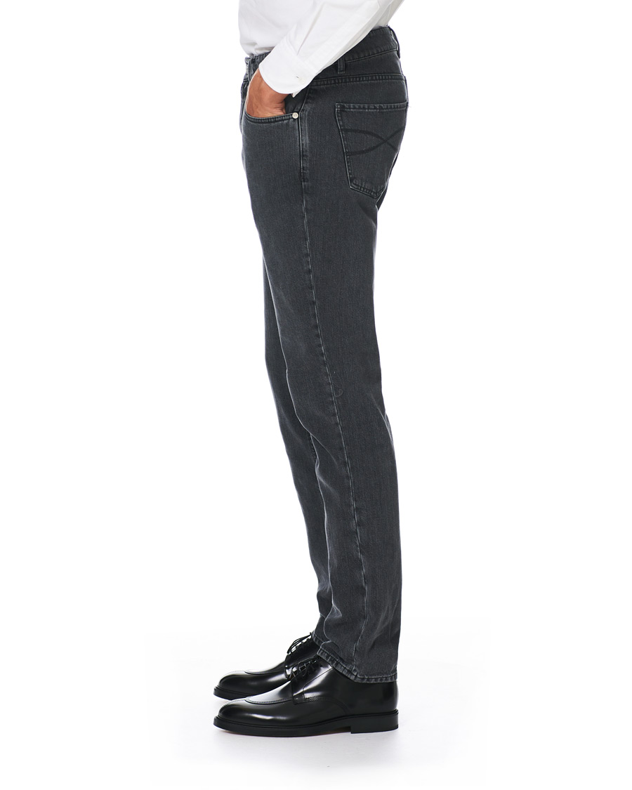 Herre | Jeans | Brunello Cucinelli | Traditional Fit 5-Pocket Jeans Medium Grey