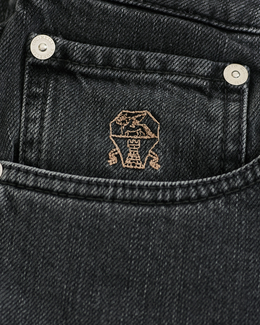 Herre | Jeans | Brunello Cucinelli | Traditional Fit 5-Pocket Jeans Medium Grey
