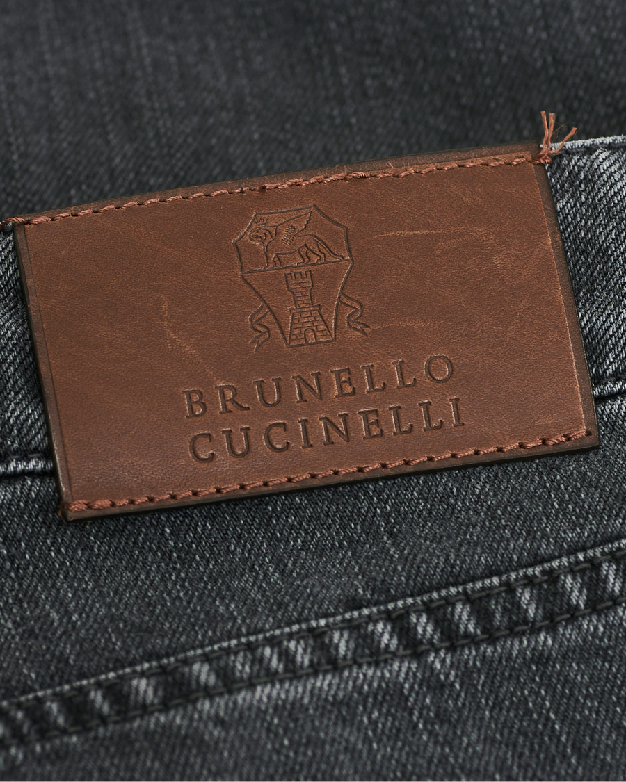 Herre | Jeans | Brunello Cucinelli | Traditional Fit 5-Pocket Jeans Medium Grey