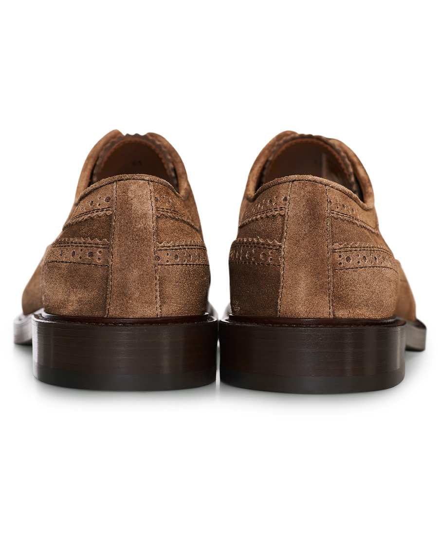 Herre | Brunello Cucinelli Longwing Brogue Brown Suede | Brunello Cucinelli | Longwing Brogue Brown Suede