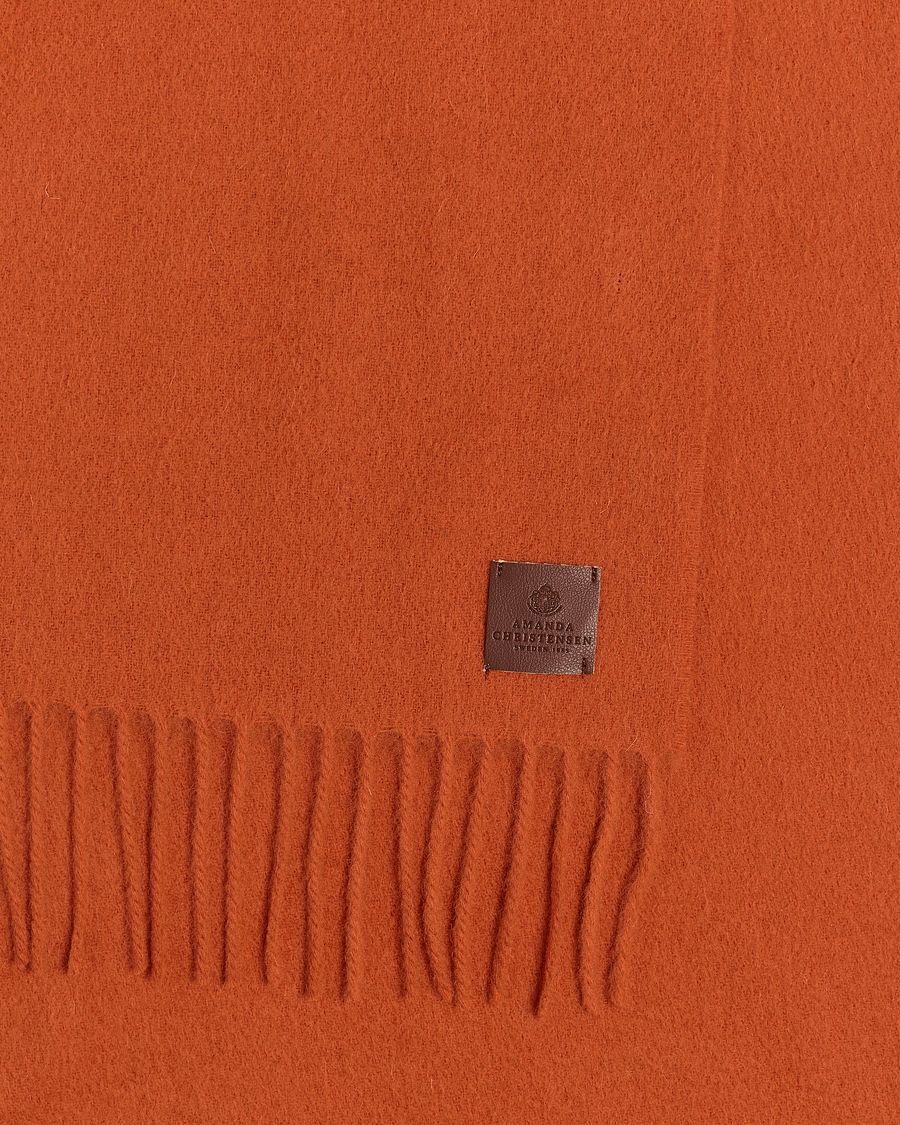 Herre | Amanda Christensen Wool Scarf Orange | Amanda Christensen | Wool Scarf Orange