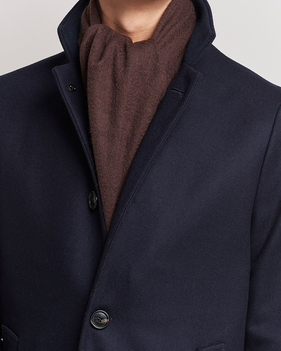Herre | Amanda Christensen Merino Wool Scarf Brown | Amanda Christensen | Merino Wool Scarf Brown