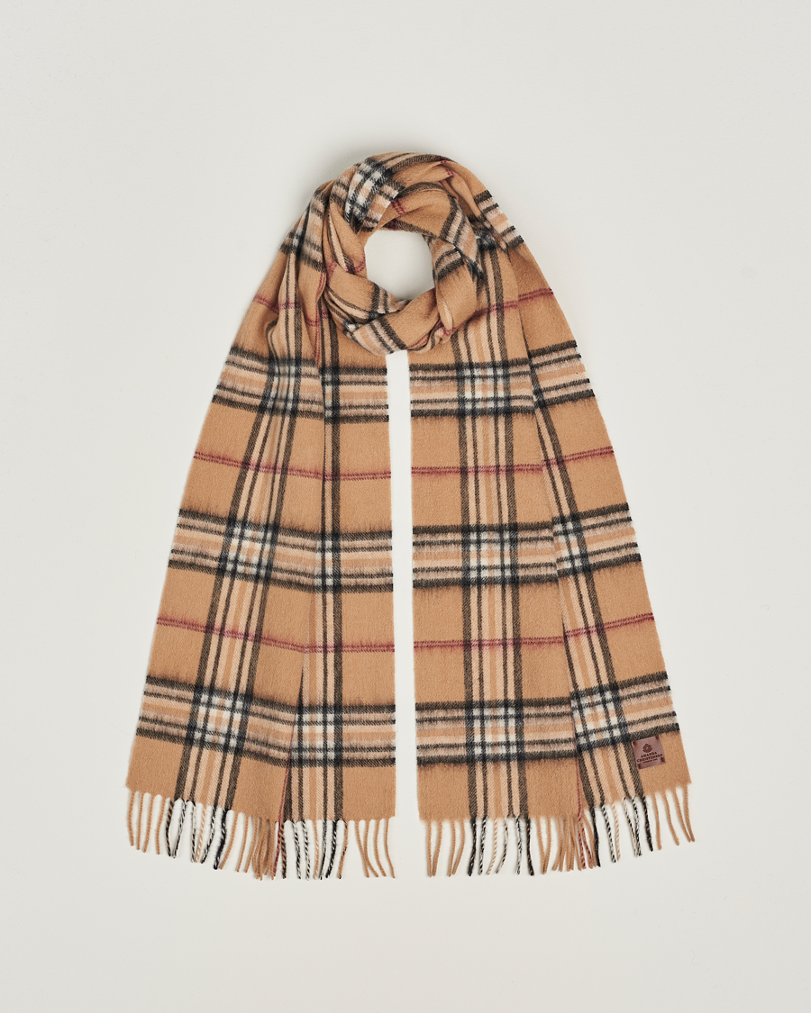 Herre | Amanda ChristensenWool Check ScarfBeige | Amanda Christensen | Amanda ChristensenWool Check ScarfBeige