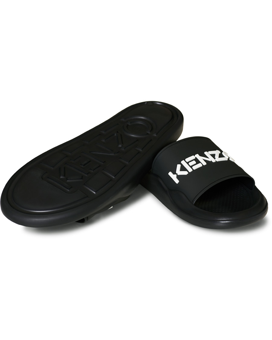 Herre | KENZO Pool Mules Logo Black | KENZO | Pool Mules Logo Black