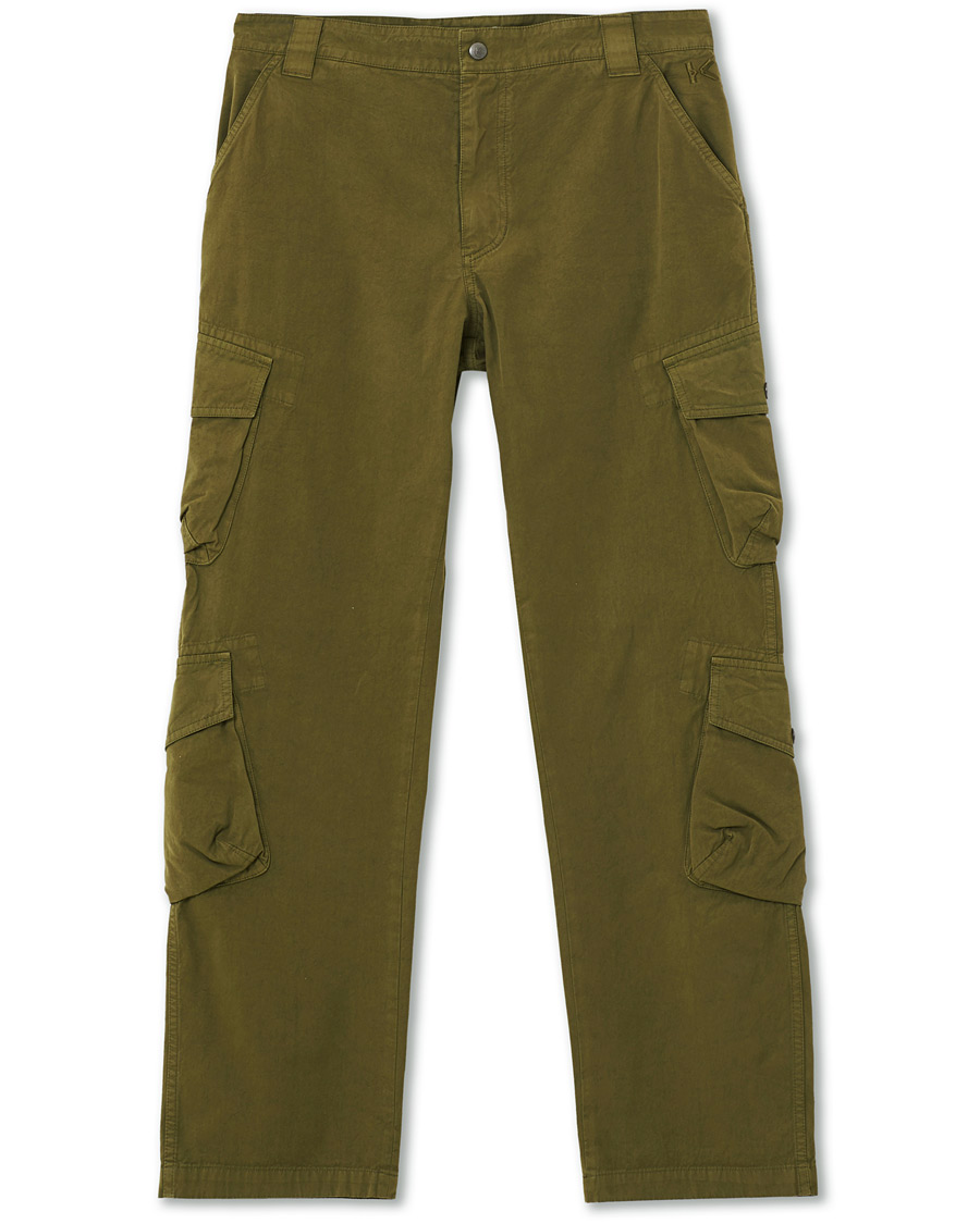 Herre | Bukser | KENZO | Utilitarian Cargo Trousers Green