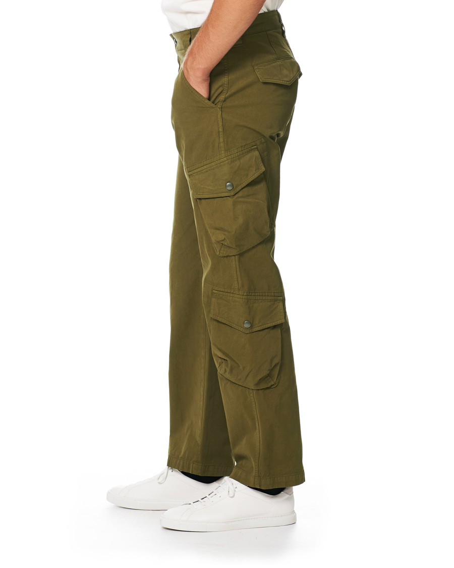 Herre | Bukser | KENZO | Utilitarian Cargo Trousers Green