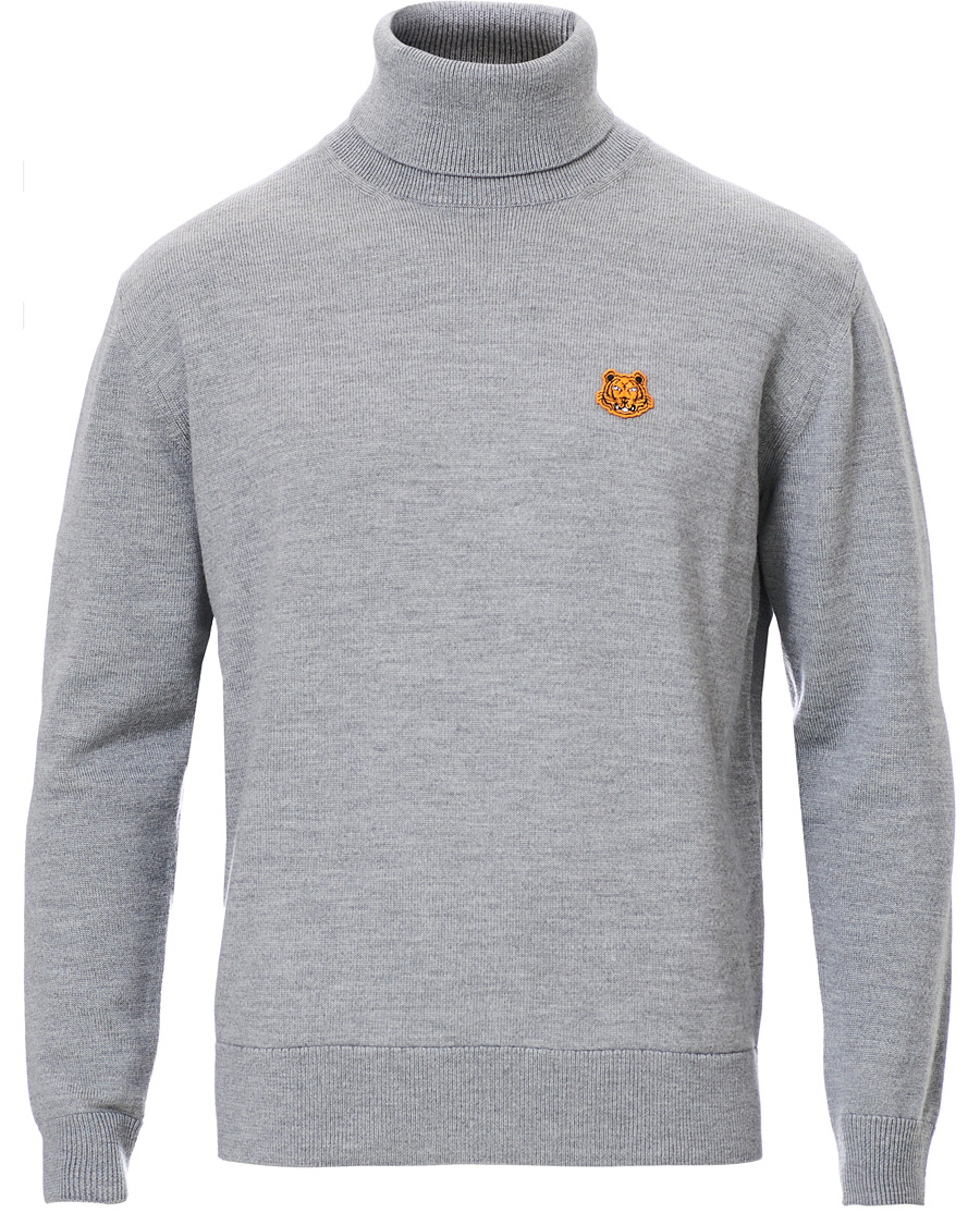 Herre | Gensere | KENZO | Tiger Crest Polo Grey