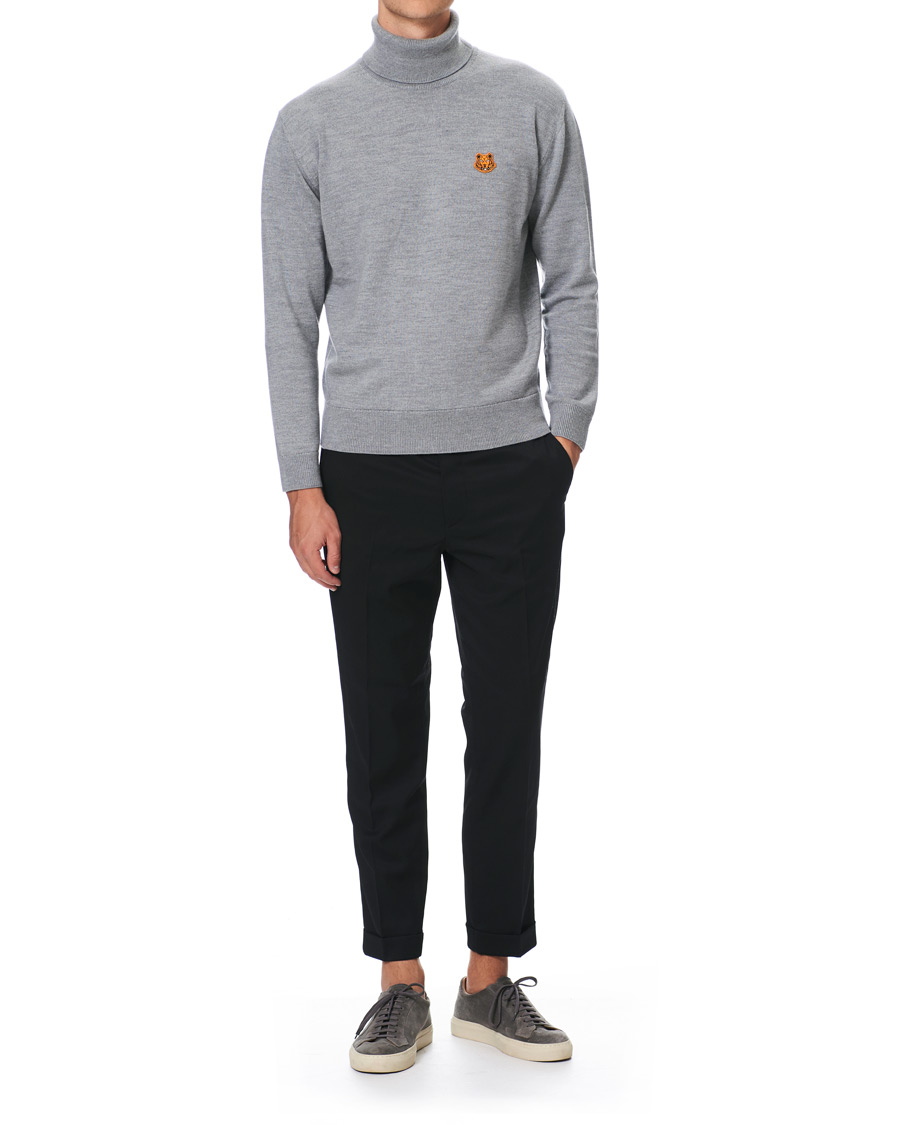 Herre | Gensere | KENZO | Tiger Crest Polo Grey
