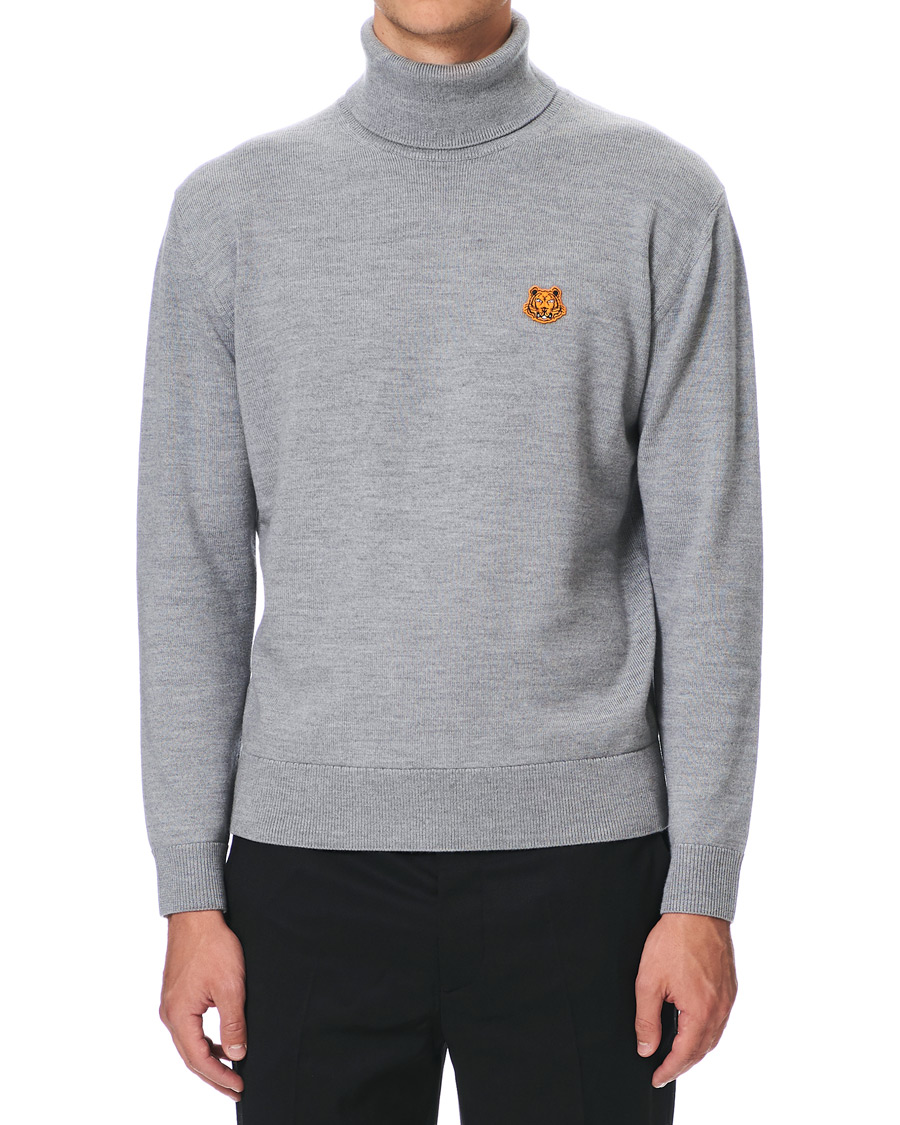 Herre | Gensere | KENZO | Tiger Crest Polo Grey