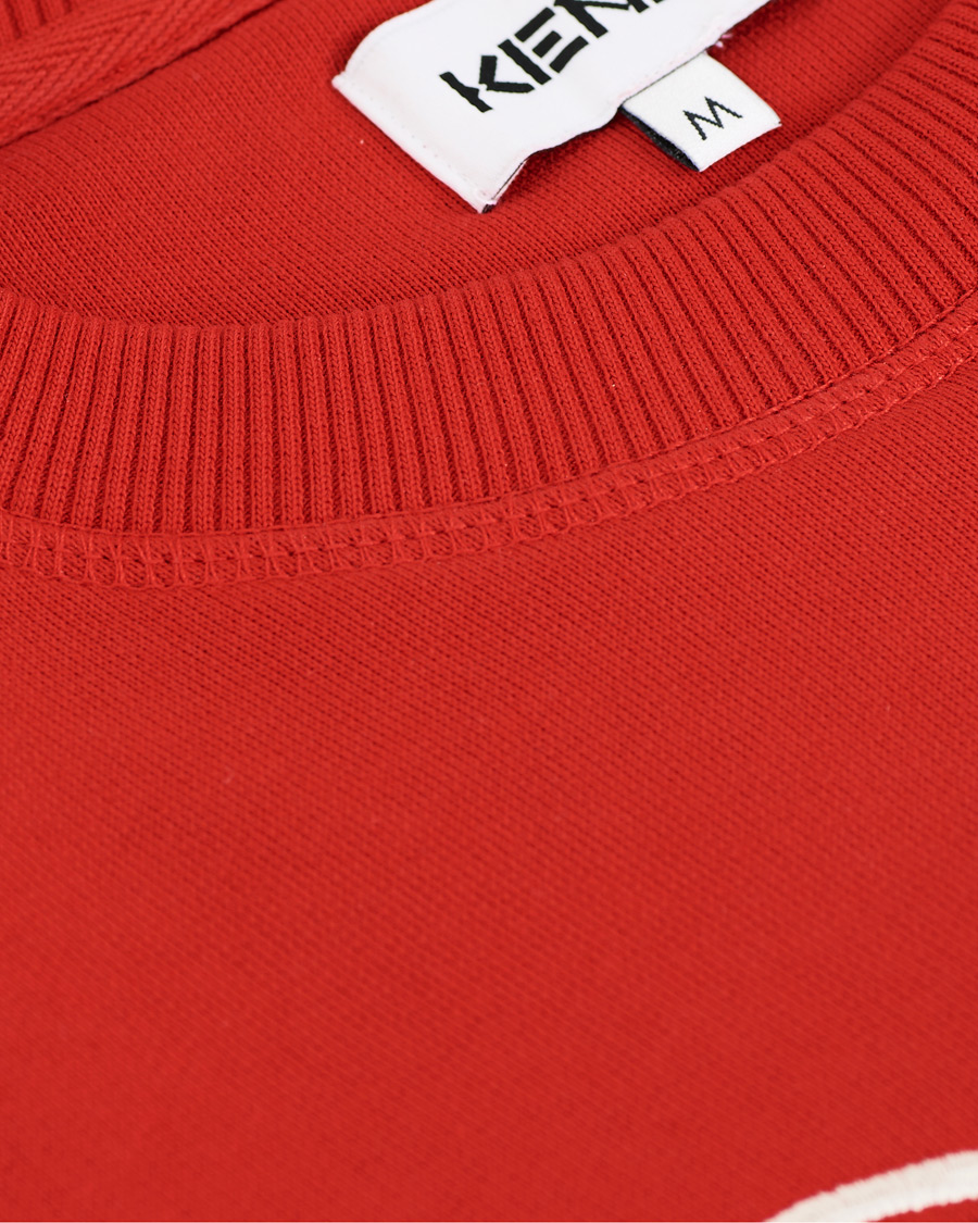 Herre | Gensere | KENZO | Icon Tiger Crew Neck Sweatshirt Red