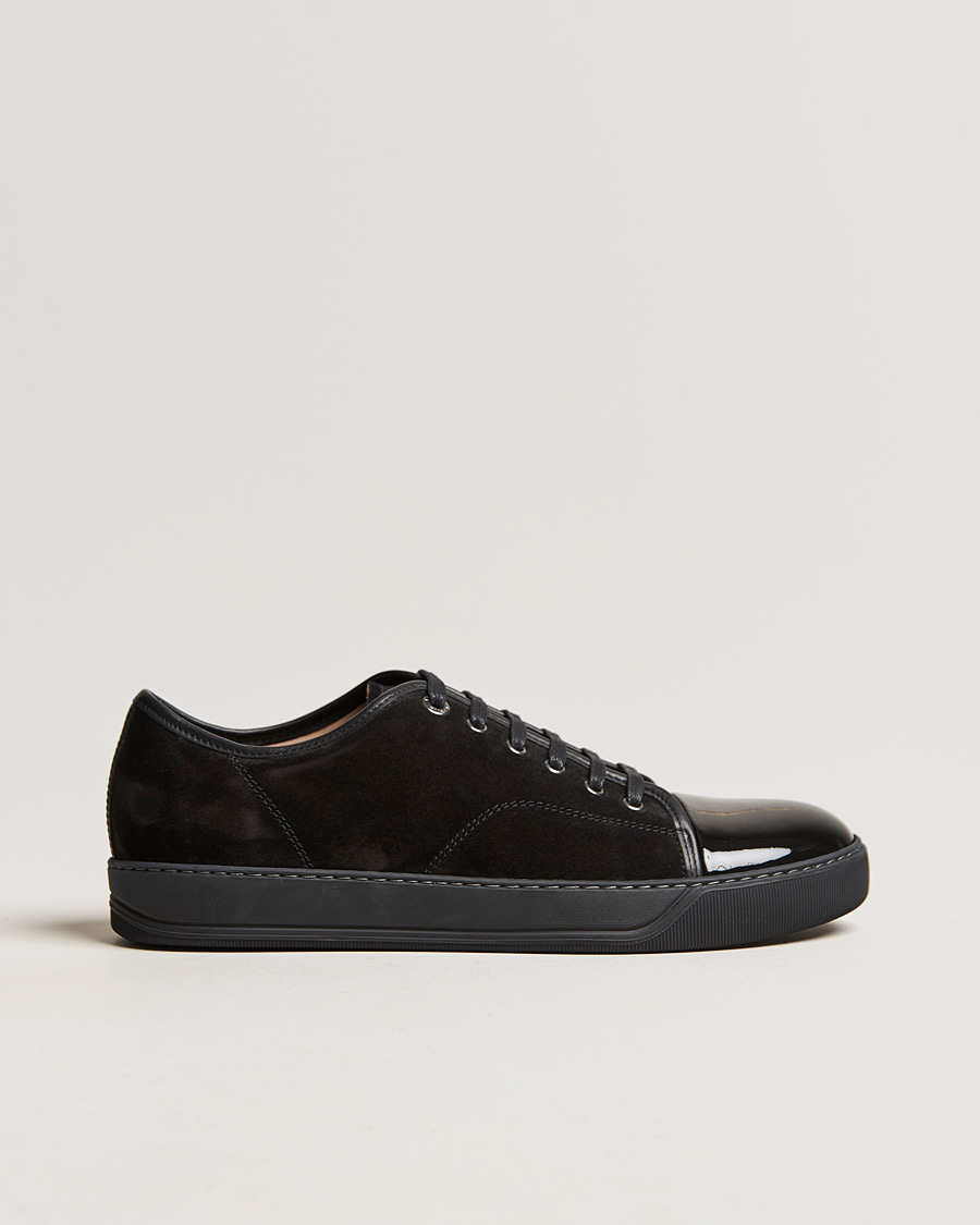 Herre | Sneakers | Lanvin | Patent Cap Toe Sneaker Black/Black