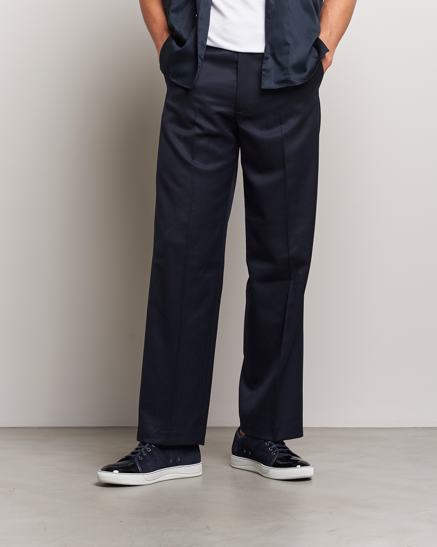Herre | Sneakers | Lanvin | DBB1 Patent Cap Toe Sneaker Navy